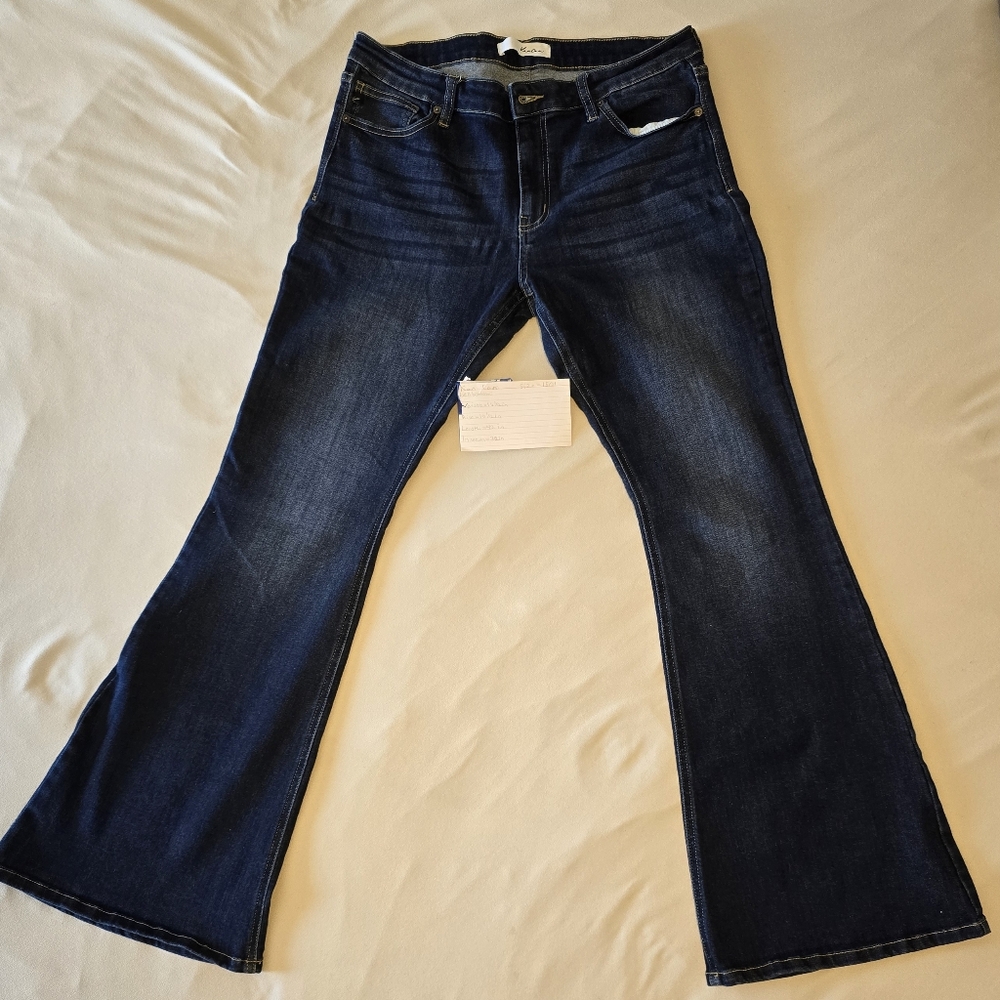 KanCan Blue Flare Wide Leg Jeans